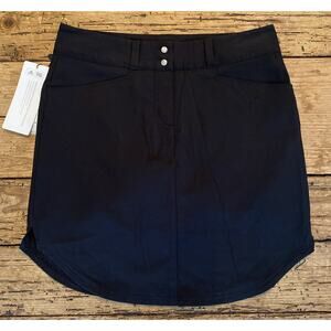 Adidas Womens Size 2 Black Essential Performance Golf Skort